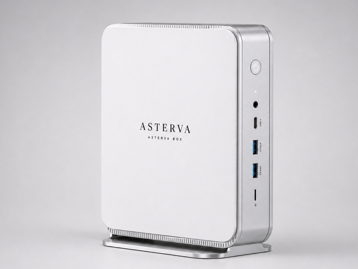 ASTERVA Box, infrastructure installée chez le client pour les configurations IA locale et hybride